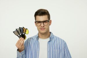 8 Best Smart Glasses with Translation Features for International Travel Modern smart glasses displaying augmented reality interface for language translation