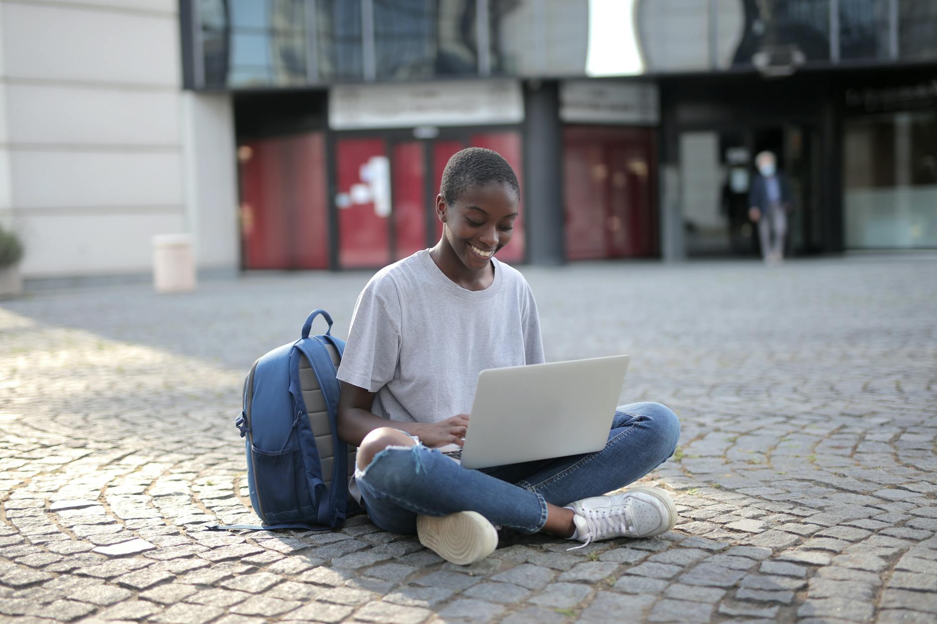 Modern laptop backpack with multiple compartments and organizational features