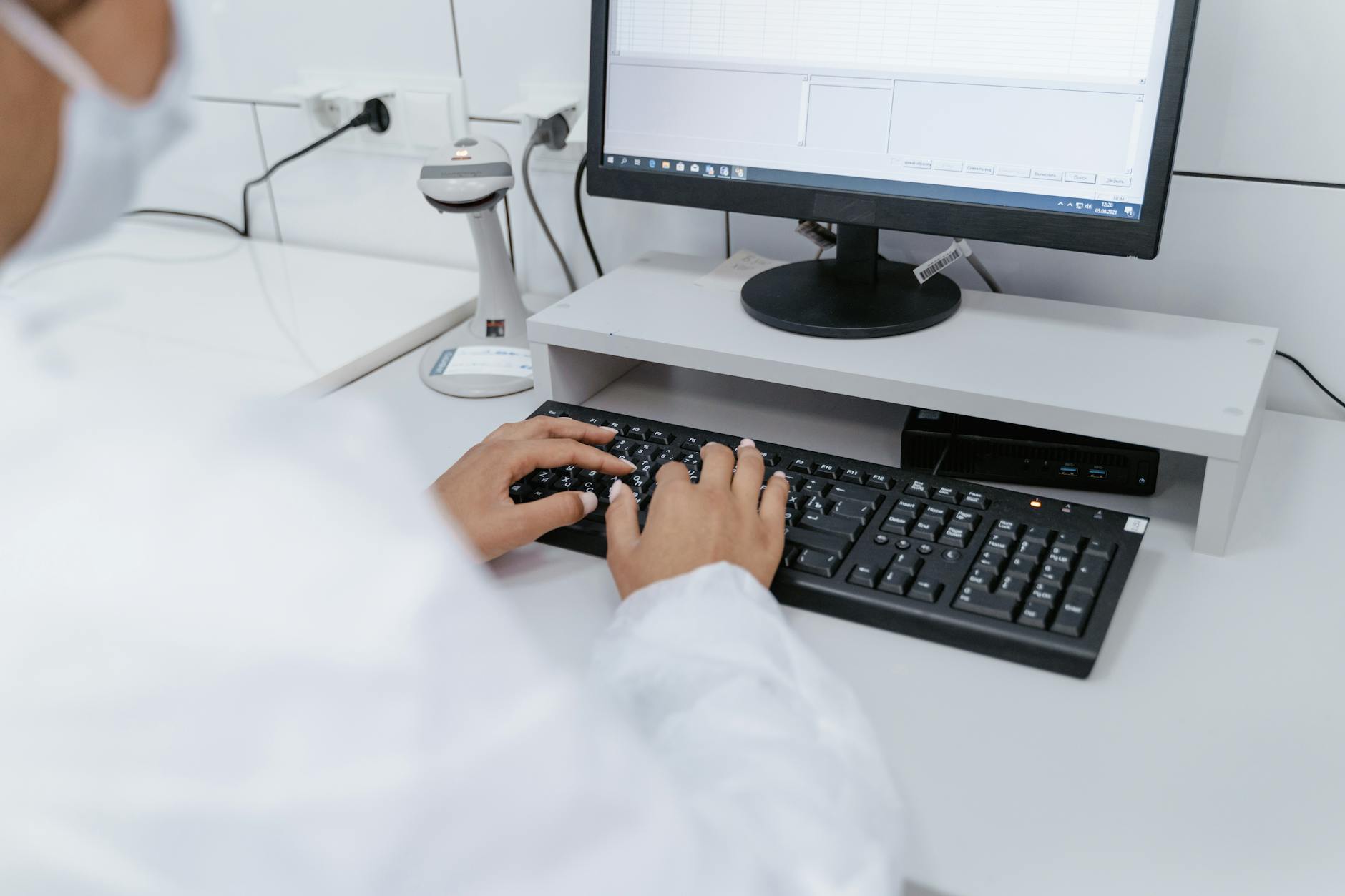 Modern research laboratory with advanced equipment and testing stations for developing electronic devices