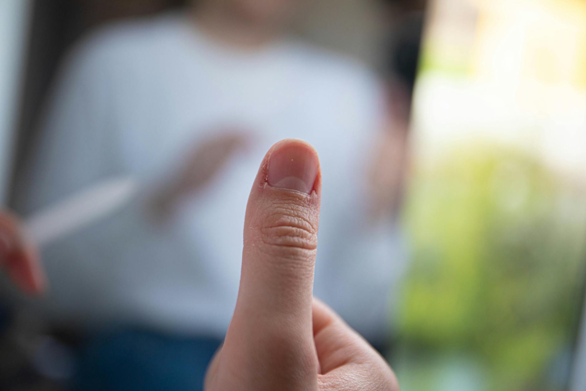 Close-up view of biometric fingerprint scanner technology used in security devices