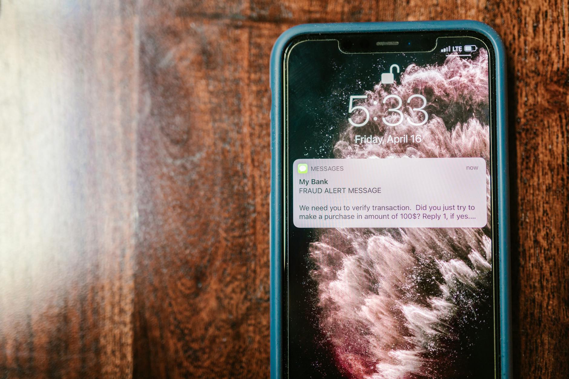 Mobile device displaying Discord notifications and messages from automated bot responses
