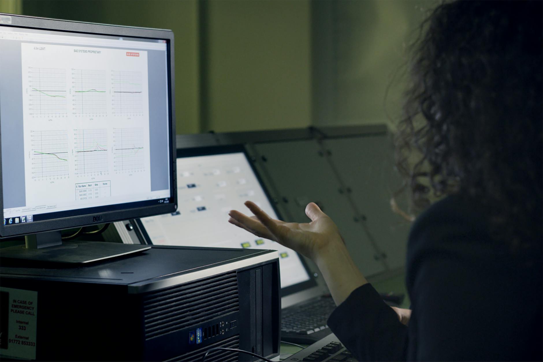 System performance monitoring software displaying GPU and temperature metrics