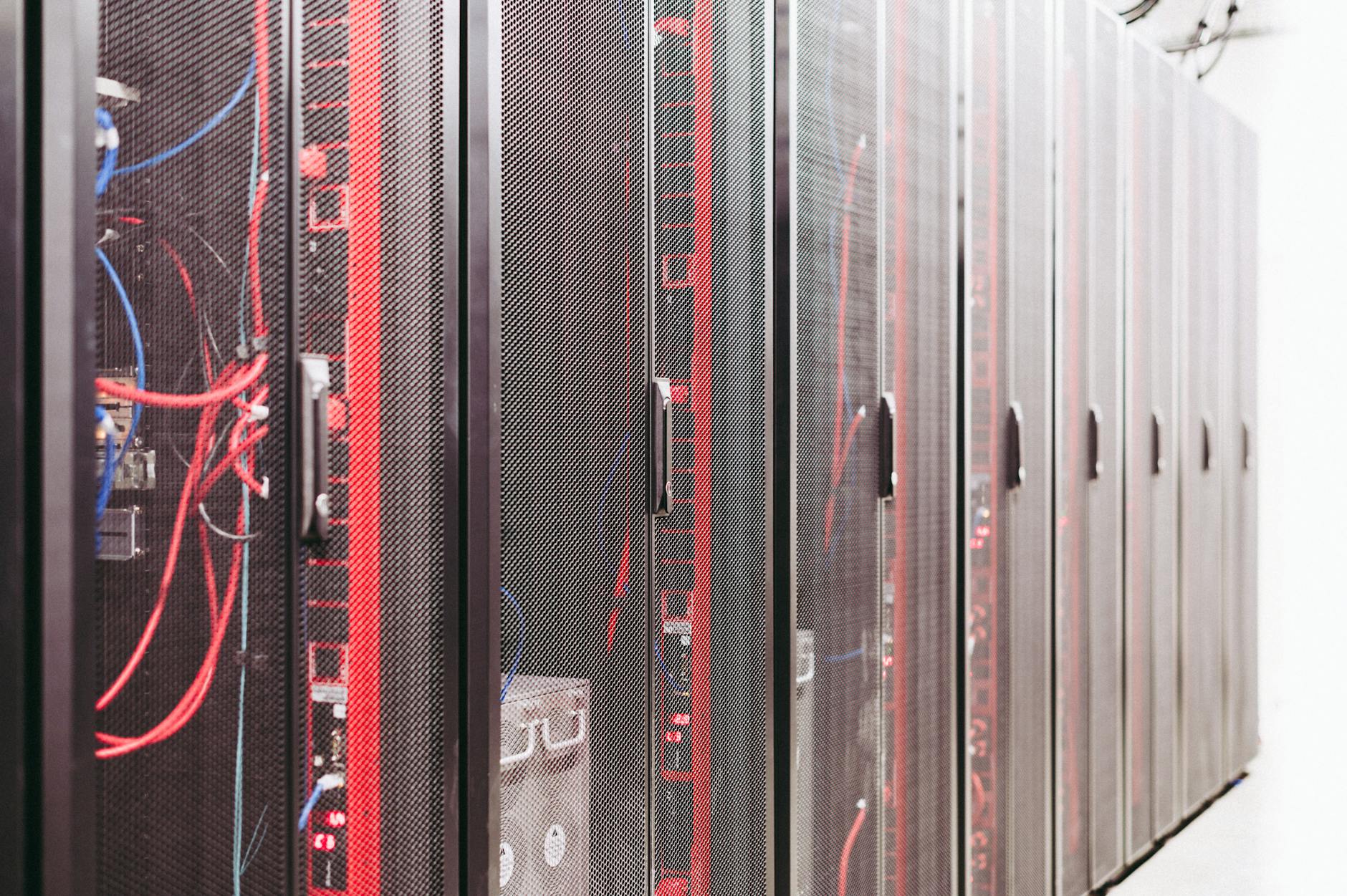 A home server rack setup used for self-hosted applications