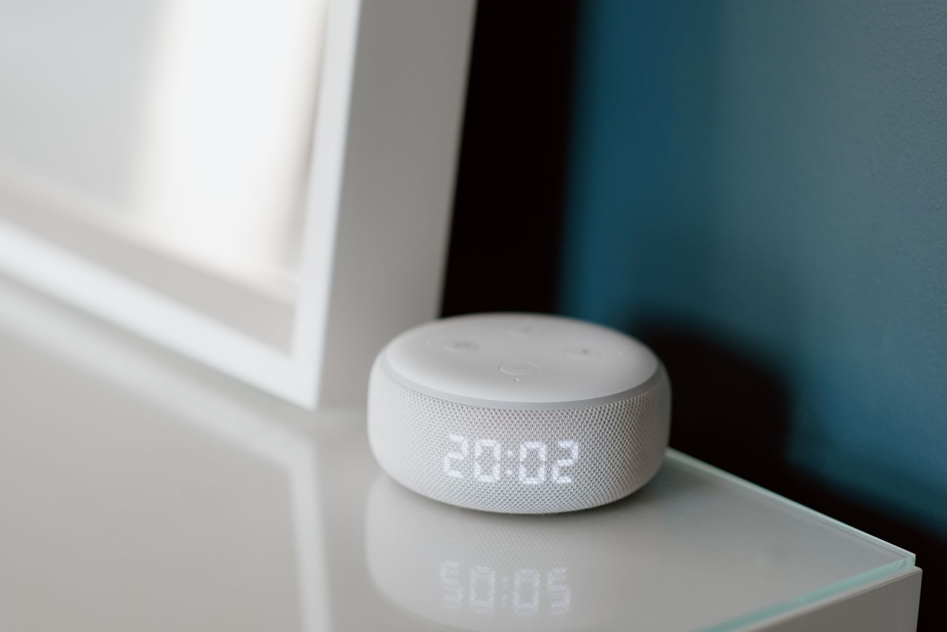 A collection of smart home devices arranged on a desk representing local home automation setup