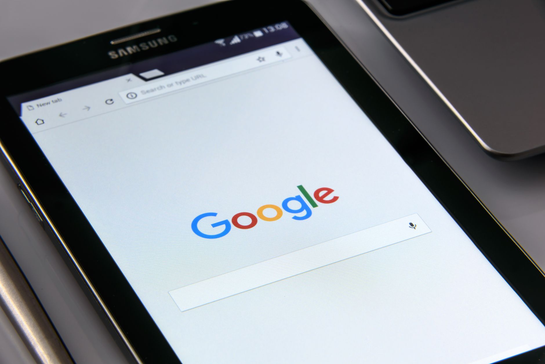 A browser window open on a clean minimal web dashboard interface