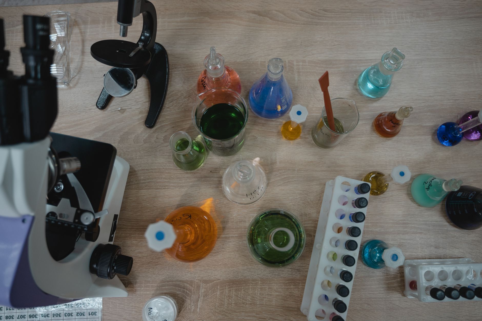 Home lab server setup with multiple computers and network switches